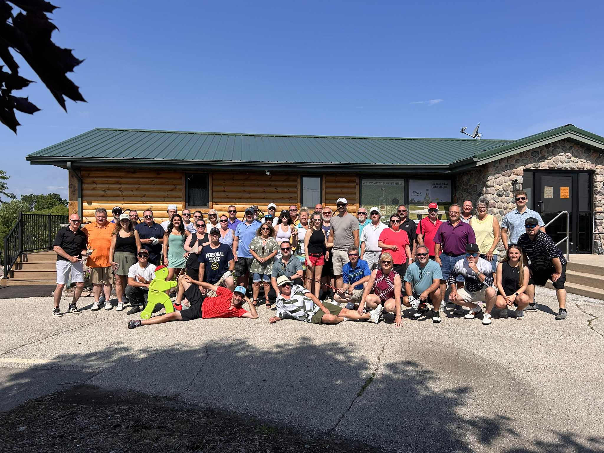Uncle Gunter's annual golf outing group photo